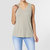 Haiden V-Neck Tank In Olive - Olive