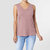 Haiden V-Neck Tank In Pink - Pink