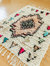 Gattaca Vintage Moroccan Rug 3'x4' White/Pink/Blue/Black/Brown (Wool)