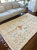 Isn't It Romantic Vintage Moroccan Rug 4'x8' White/Blue/Brown (Wool) - White/Blue/Brown