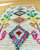 Looper Vintage Moroccan Rug 2'x3' White/Pink/Yellow/Green (Wool)