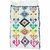 Looper Vintage Moroccan Rug 2'x3' White/Pink/Yellow/Green (Wool)