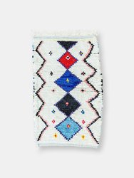 Reaching For The Moon Vintage Moroccan Rug 2'x3' - Multi