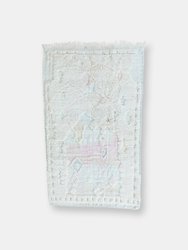 The Wandering Earth Vintage Moroccan Rug 5'x8' White (Wool)