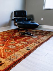 Treasure Map Vintage Moroccan Rug 5'x10' Orange (Wool) - Orange