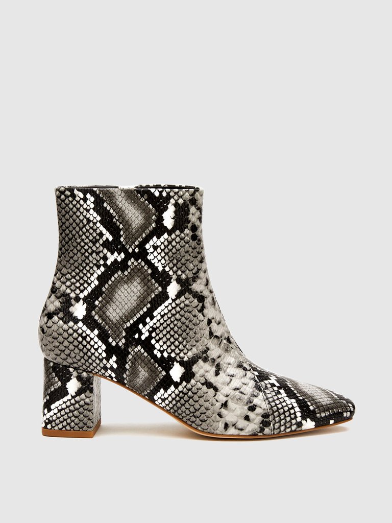 Cocoa Stacked Ankle Boot