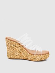 Fancy Woven Platform Wedges