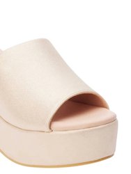 Terry Chunky Heel - Natural Frost