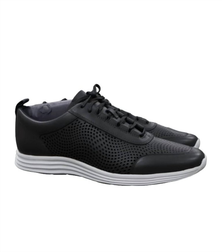 Men's Og Sport Perforated Runner Shoes In Magnet/white - Magnet/White