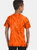 Childrens Little Boys Tonal Spider Short Sleeve T-Shirt - Spider Orange