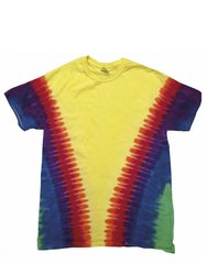 Colortone Adult Unisex Heavyweight Short Sleeve T-Shirt (Rainbow Vee) - Rainbow Vee