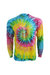 Colortone Adults Unisex Long Sleeve Tie-Dye T-Shirt (Saturn) - Saturn