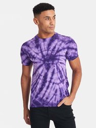 Colortone Adults Unisex Tonal Spider Shirt Sleeve T-Shirt (Spider Purple) - Spider Purple