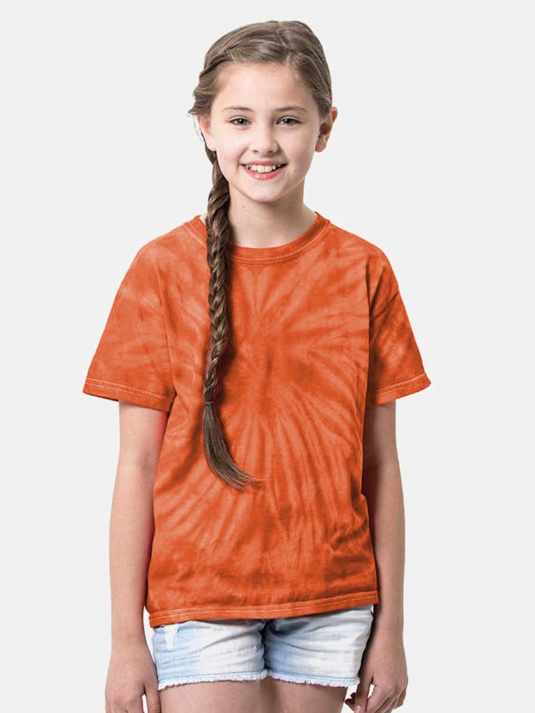 Colortone Childrens Little Boys Tonal Spider Short Sleeve T-Shirt (Spider Gold)