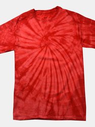 Colortone Childrens Little Boys Tonal Spider Short Sleeve T-Shirt (Spider Red) - Spider Red