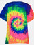Colortone Kids/Childrens Little Boys Rainbow Tie-Dye Heavyweight T-Shirt (Neon Rainbow) - Neon Rainbow