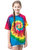 Colortone Kids/Childrens Little Boys Rainbow Tie-Dye Heavyweight T-Shirt (Rainbow)