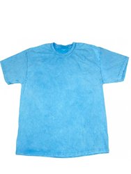 Colortone Mens Mineral Wash Short Sleeve Heavyweight T-Shirt (Baby Blue) - Baby Blue