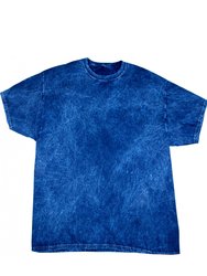 Colortone Mens Mineral Wash Short Sleeve Heavyweight T-Shirt (Navy) - Navy