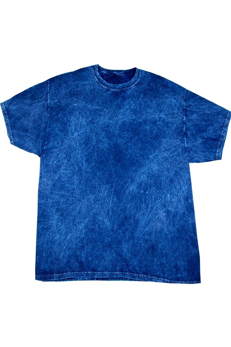 Colortone Mens Mineral Wash Short Sleeve Heavyweight T-Shirt (Navy) - Navy