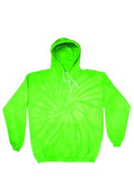 Colortone Unisex Tonal Spider Tie Dye Pullover Hoodie (Spider Lime) - Spider Lime