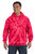 Colortone Unisex Tonal Spider Tie Dye Pullover Hoodie (Spider Red)