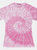Colortone Womens/Ladies Short Sleeve Spider Tie Dye T-Shirt (Spider Pink) - Spider Pink