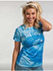 Colortone Womens/Ladies Short Sleeve Spider Tie Dye T-Shirt (Spider Royal)