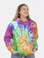 Unisex Rainbow Tie Dye Pullover Hoodie - Eternity