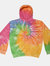 Unisex Rainbow Tie Dye Pullover Hoodie - Eternity - Eternity