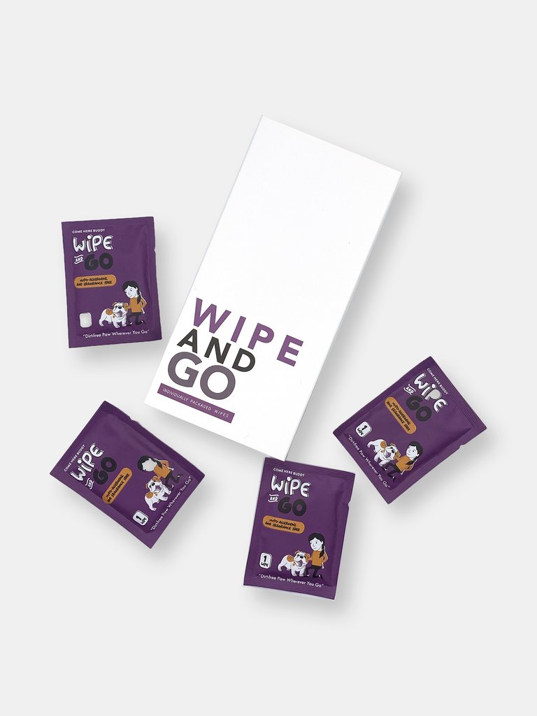 Wipe and Go - Individually Packaged Pet Wipes