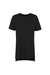 Womens/Ladies Oversized Sleepy T Short Sleeve Pajama T-Shirt - Black - Black