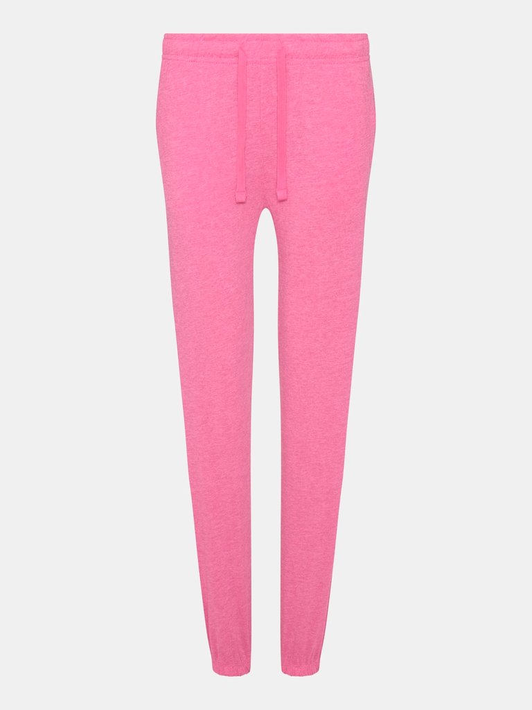Womens/Ladies Sleepy Pants - Pink Marl - Pink Marl