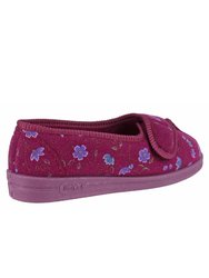 Diana / Ladies Slippers / Classic Ladies Slippers - Wine