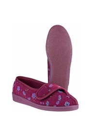 Diana / Ladies Slippers / Classic Ladies Slippers - Wine