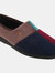 Mens Harlequin Multi Velour Slippers - Multicoloured