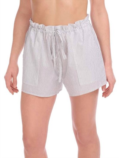 Commando Cotton Voile Pleated Short - Black/White product