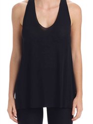 Covet Racerback Tank Top - Black - Black