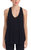 Covet Racerback Tank Top - Black - Black