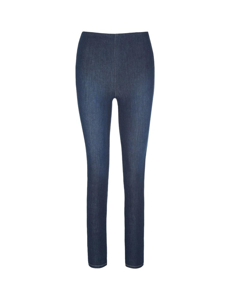 Do It All Denim Legging In Indigo - Indigo