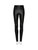 Faux Leather Stirrup Legging Slg79 - Black