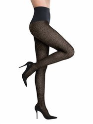 Hoisery Cougar Leg Tights - Black