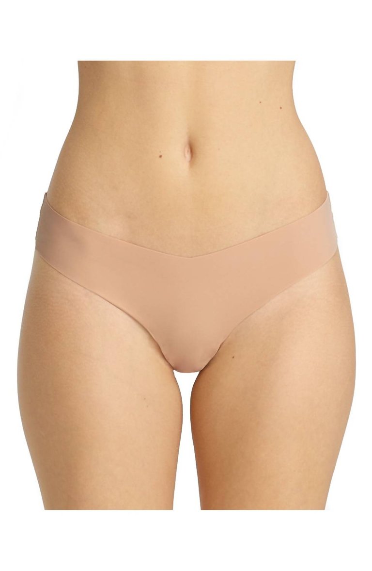 Microfiber Thong In Nude