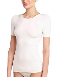 Minimalist Short Sleeve Top - Ivory