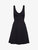 Neoprene V-Neck Founder Dress In Black