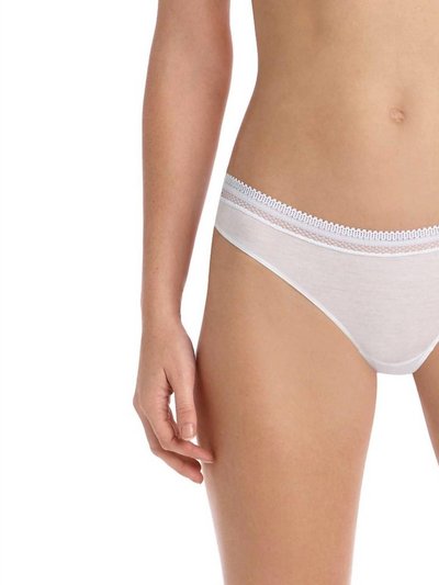 Commando Pure Pima Thong Panty In White product