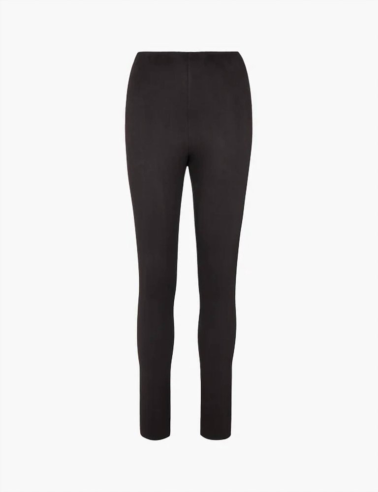 Sueded Legging In Black