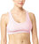 Womens Cotton Racerback Bralette - Heathered Rose