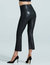 Women's Faux Leather Crop Flare Leggings