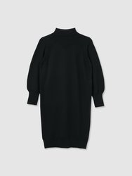 Gaudi Polo Neck Balloon Sleeve Dress